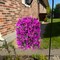 Artificial Bougainvillea Faux Flowers Plants Baskets for Outdoor,3 PCS Fake Silk Long Hanging Vines